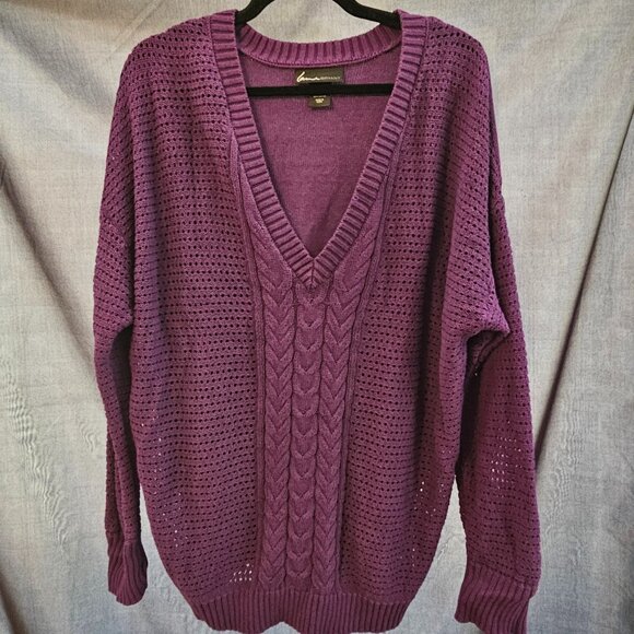Lane Bryant purple sweater. Size 22/24 - Picture 1 of 5